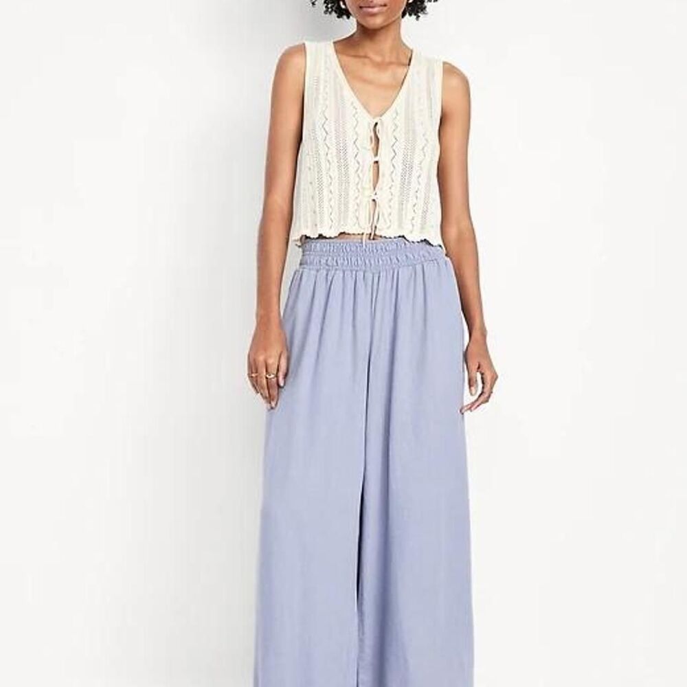 Old-navy Women's Blue and Purple Trousers